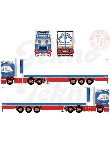 Scania 6x2 con semirimorchio frigorifero - Steve Swain TEKNO 85728 TEKNO