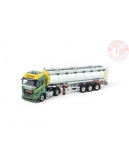 MAN TGX GX con cisterna cromata Gartner TEKNO 86483 TEKNO