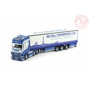 Scania Next Gen serie S Highline con semirimorchio centinato a 3 assi Sid Hill TEKNO 85992 TEKNO