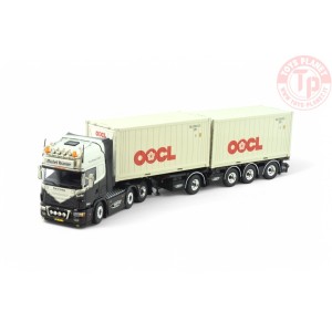 Scania 4-serie Topline 6x2 met 2x 20ft Michel Kramer TEKNO 86656 TEKNO