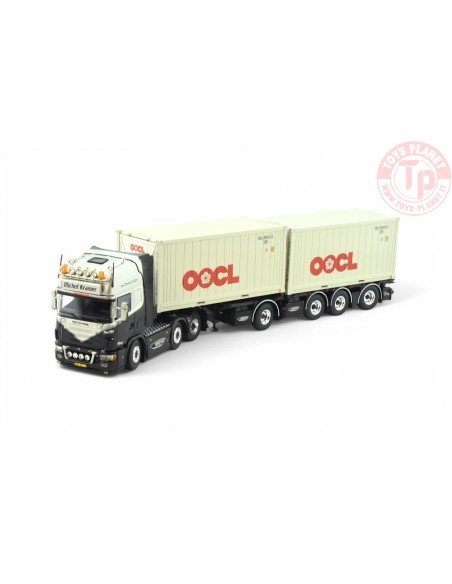 Scania 4-serie Topline 6x2 met 2x 20ft Michel Kramer TEKNO 86656 TEKNO