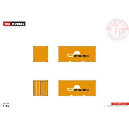 20FT CONTAINER MOURIK WSI 01-4582 WSI MODELS