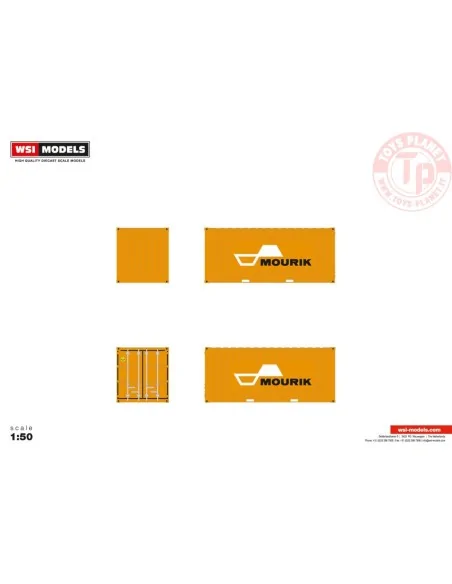 20FT CONTAINER MOURIK WSI 01-4582 WSI MODELS
