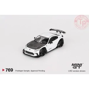 TOYOTA GR86 LB NATION WHITE 2023 1:64 MGT00769-L Mini Gt