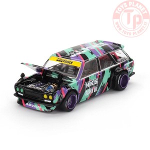 DATSUN 510 WAGON HKS V1 1969 1:64 KHMG144 MINI GT