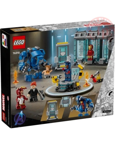 LABORATORIO DI IRON MAN: SALA DELLE ARMATURE MARVEL 76315 LEGO LABORATORIO DI IRON MAN: SALA DELLE ARMATURE MARVEL 76315 LEGO