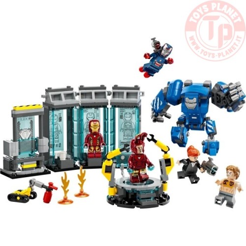 LABORATORIO DI IRON MAN: SALA DELLE ARMATURE MARVEL 76315 LEGO