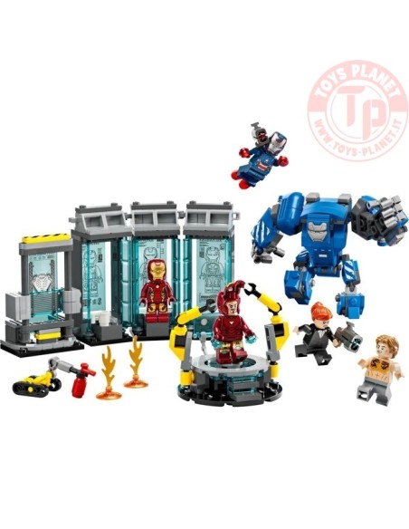 LABORATORIO DI IRON MAN: SALA DELLE ARMATURE MARVEL 76315 LEGO LABORATORIO DI IRON MAN: SALA DELLE ARMATURE MARVEL 76315 LEGO