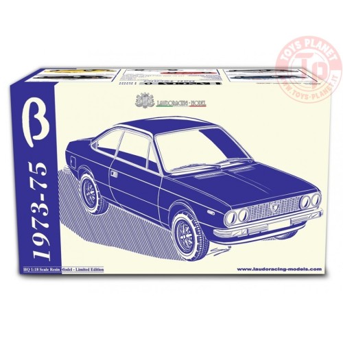 Lancia Beta Coupé 1.6 - 1.8 1973-75 rosso 1/18 LM188A LAUDORACING