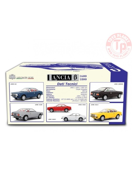 Lancia Beta Coupé 1.6 - 1.8 1973-75 Blu 1/18 LM188D LAUDORACING Lancia Beta Coupé 1.6 - 1.8 1973-75 Blu 1/18 LM188D LAUDORACING