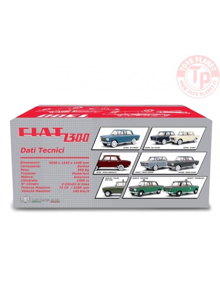 Fiat 1300 1961 Blu 1/18 LM180A LAUDORACING Fiat 1300 1961 Blu 1/18 LM180A LAUDORACING