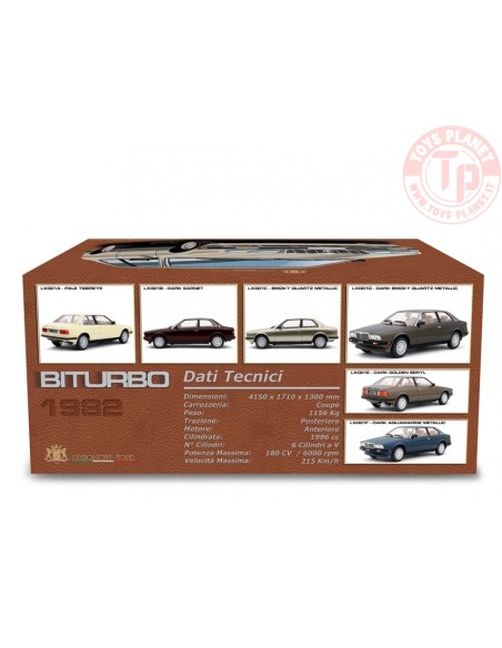 Maserati 2.0 Biturbo 1982-83 Oro Metallizzato 1/18 LX001C LAUDORACING Maserati 2.0 Biturbo 1982-83 Oro Metallizzato 1/18 LX001C LAUDORACING