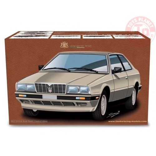 Maserati 2.0 Biturbo 1982-83 Oro Metallizzato 1/18 LX001C LAUDORACING