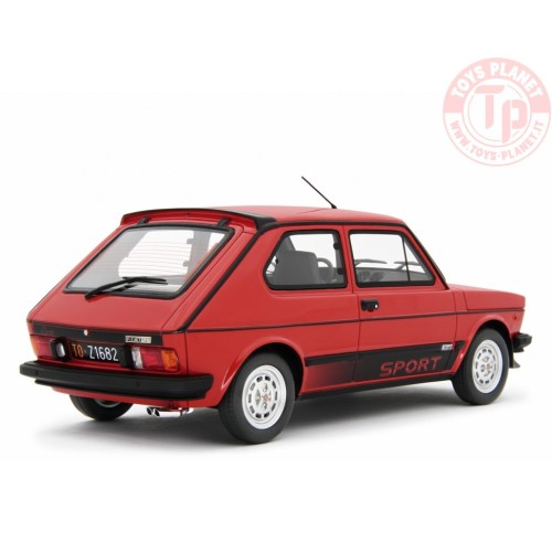 Fiat 127 Sport 70 HP 1981 Rosso 1/18 LM090F LAUDORACING