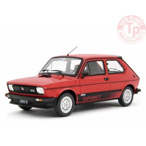 Fiat 127 Sport 70 HP 1981 Rosso 1/18 LM090F LAUDORACING
