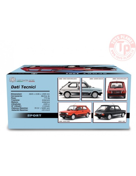 Fiat 127 Sport 70 HP 1981 Rosso 1/18 LM090F LAUDORACING Fiat 127 Sport 70 HP 1981 Rosso 1/18 LM090F LAUDORACING