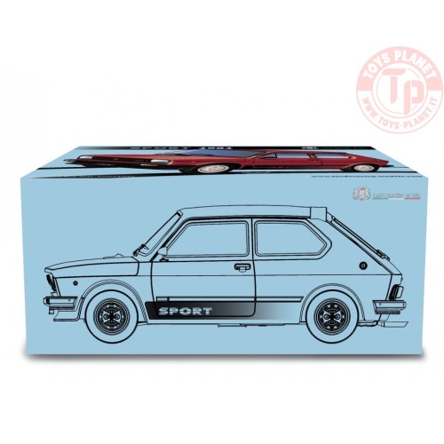 Fiat 127 Sport 70 HP 1981 Rosso 1/18 LM090F LAUDORACING