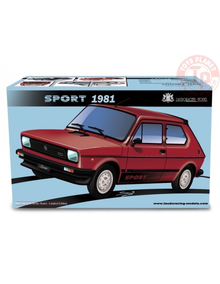 Fiat 127 Sport 70 HP 1981 Rosso 1/18 LM090F LAUDORACING Fiat 127 Sport 70 HP 1981 Rosso 1/18 LM090F LAUDORACING