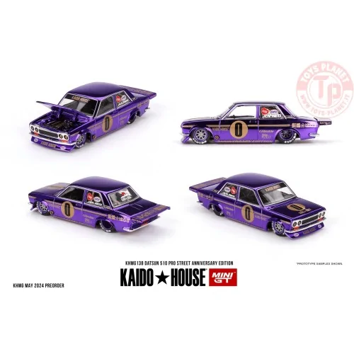 DATSUN 510 PRO STREET ANNIVERSARY EDITION 1969 1:64 KHMG138 MINI GT