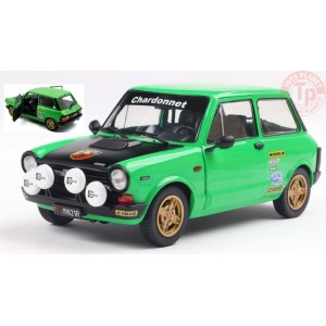 AUTOBIANCHI A112 ABARTH MKV 1980 GREEN/BLACK 1:18 SL1803806 SOLIDO