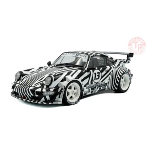 PORSCHE 911 964 RWB N.13 BODY KIT THE ZEBRA 1994 WHITE/BLACK 1:18 SL1807513 SOLIDO