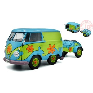 VOLKSWAGEN T1 VAN KOOL COMBI "GHOSTHUNTERS" WITH TRAILER 1950-2024 1:18 SL1810904 SOLIDO