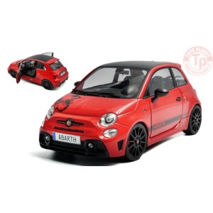 FIAT NUOVA 500 ABARTH 595 2022 MARANELLO RED 1:18 SL1811305 SOLIDO