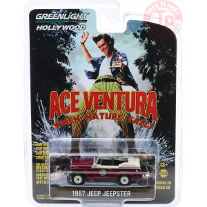 1967 JEEO JEEPSTER 1/64 GREENLIGHT 44880-F GREENLIGHT