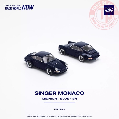 Porsche 964 911 Singer Monaco 1/64 PR6400100 POP RACE