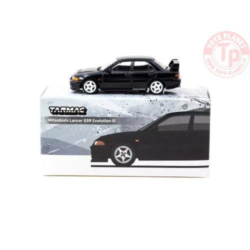 Mitsubishi Lancer GSR Evolution III nero 1/64 T64-G050BG TARMAC WORKS