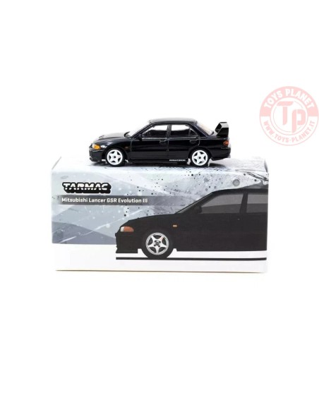 Mitsubishi Lancer GSR Evolution III nero 1/64 T64-G050BG TARMAC WORKS