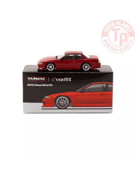 Vertex Nissan Silvia S13 rosso 1/64 T64G-025-RE TARMAC WORKS