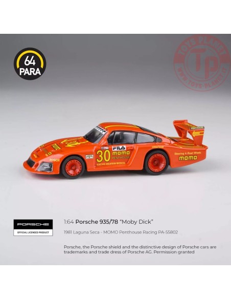 Porsche 935/78 Moby Dick - MOMO Penthouse Racing 1/64 PA-55802 PARA64