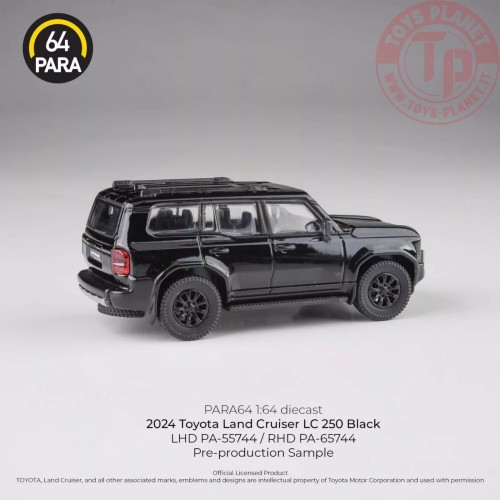 Toyota Land Cruiser LC 250, nero 1/64 PA-55744 PARA64