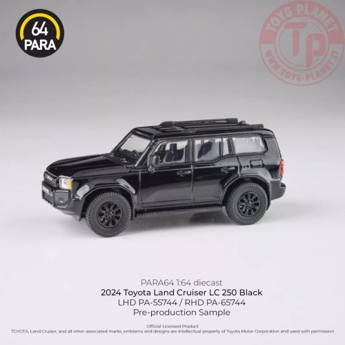 Toyota Land Cruiser LC 250, nero 1/64 PA-55744 PARA64