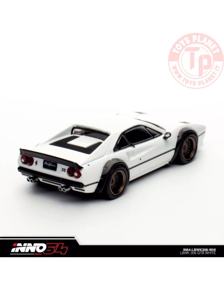 LBWK Ferrari 308 GTB Bianco 1/64 IN64-LBWK308-WHI INNO MODELS