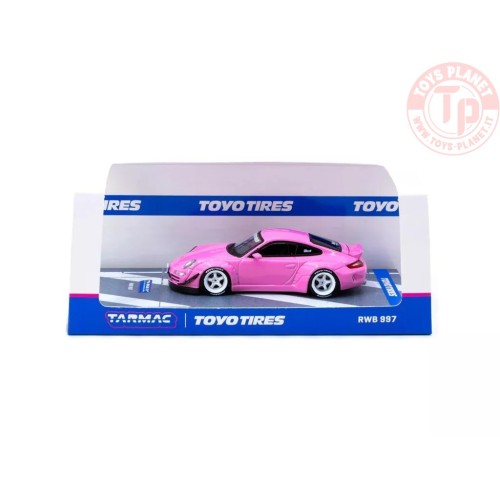 Porsche 911 RWB 997 rosa 1/64 T64-057-PN TARMAC WORKS
