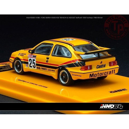 FORD SIERRA RS500 N. Bathurst 1000 Tooheys 1988 Winner 1/64 IN64-RS500-1KT88 INNO MODELS