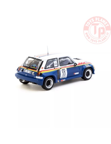 1985 Renault 5 Turbo N11 Rally Costa Brava T64-TL060-85RCB11 TARMAC WORKS 1985 Renault 5 Turbo N11 Rally Costa Brava T64-TL060-85RCB11 TARMAC WORKS