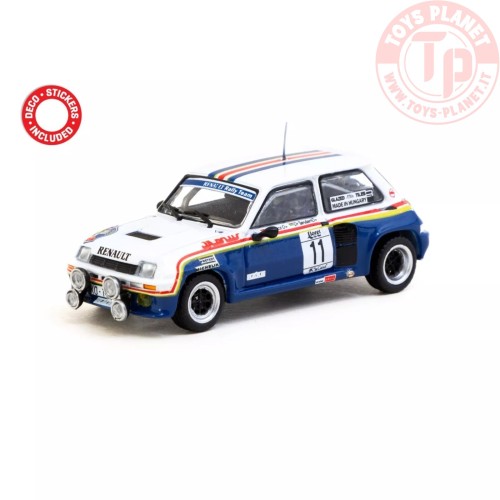 1985 Renault 5 Turbo N11 Rally Costa Brava T64-TL060-85RCB11 TARMAC WORKS