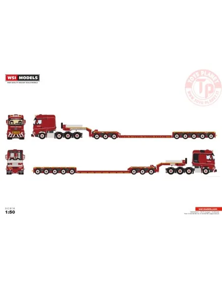 MERCEDES-BENZ ACTROS MP5 SLT BIG SPACE 8X4 EURO PX LOW LOADER - 8 AXLE + DOLLY - 3 AXLE Nooteboom Red Line WSI 6073371 WSI MO...