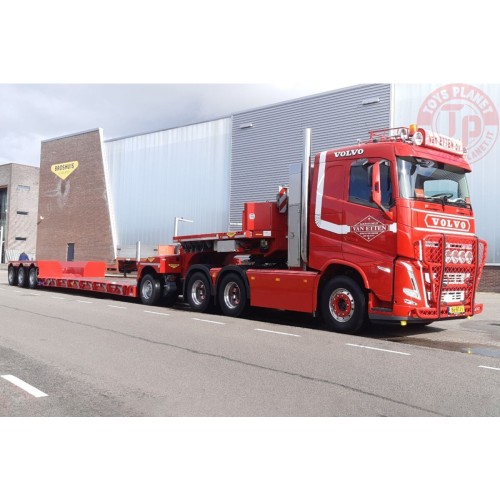 VOLVO FH5 SLEEPER CAB 6X4 DIEPLADER MET 1 AS DOLLY - 4 ASSEN Loonbedrijf van Etten WSI 01-4743 WSI MODELS