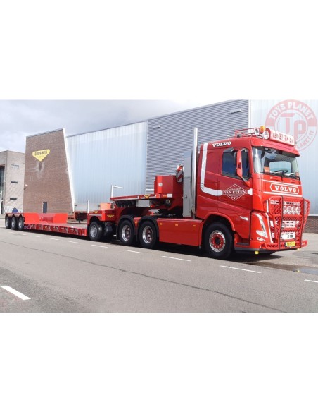 VOLVO FH5 SLEEPER CAB 6X4 DIEPLADER MET 1 AS DOLLY - 4 ASSEN Loonbedrijf van Etten WSI 01-4743 WSI MODELS
