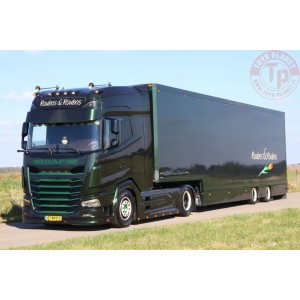 DAF XG+ 4X2 SEMI BOX TRAILER - 2 AXLE Roubos & Roubos WSI 01-4848 WSI MODELS