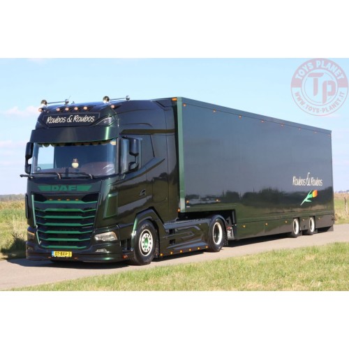 DAF XG+ 4X2 SEMI BOX TRAILER - 2 AXLE Roubos & Roubos WSI 01-4848 WSI MODELS