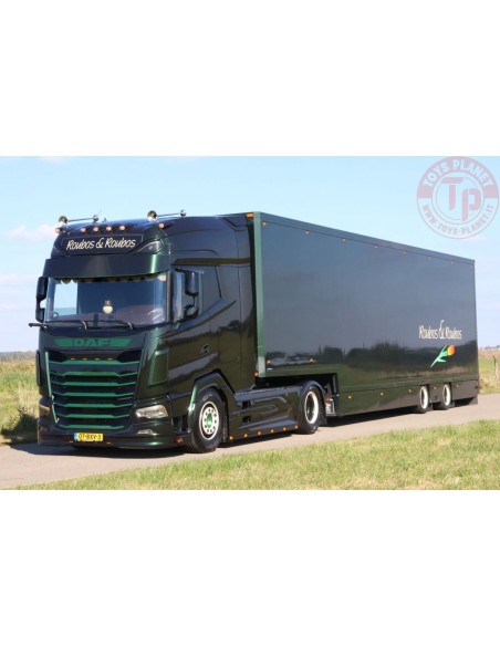 DAF XG+ 4X2 SEMI BOX TRAILER - 2 AXLE Roubos & Roubos WSI 01-4848 WSI MODELS
