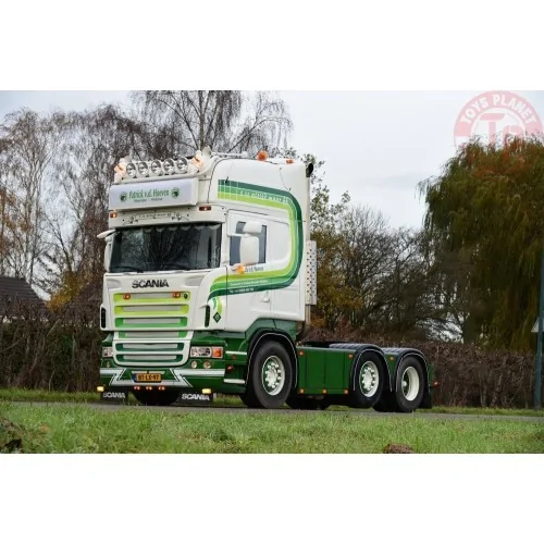 Scania R500 Topline met 5-assige D-tec oplegger met 2x20ft. reefer container Patrick v.d. Hoeven TEKNO 85208 TEKNO