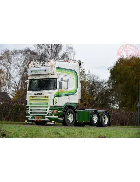 Scania R500 Topline met 5-assige D-tec oplegger met 2x20ft. reefer container Patrick v.d. Hoeven TEKNO 85208 TEKNO
