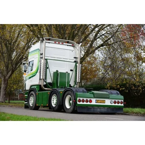 Scania R500 Topline met 5-assige D-tec oplegger met 2x20ft. reefer container Patrick v.d. Hoeven TEKNO 85208 TEKNO