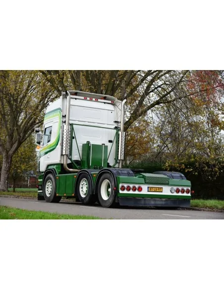 Scania R500 Topline met 5-assige D-tec oplegger met 2x20ft. reefer container Patrick v.d. Hoeven TEKNO 85208 TEKNO